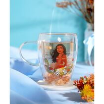 DISNEY PRINCESS - Moana - Glass with Dried Flowers 10oz