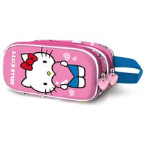 Sanrio 3D Double Pencil Case Hello Kitty Heart