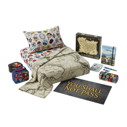 Bedding set, themed blanket, doormat, stationery set, board game, and lunch box with designs from movies, anime, and games – collectible home and lifestyle products at Techbox