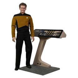 Star Trek: The Next Generation Action Figure 1/6 Chief Miles O'Brien with Transporter Console 30 cm