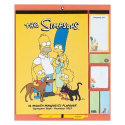 The Simpsons Magnetic Planner 2026/27 30 x 35 cm