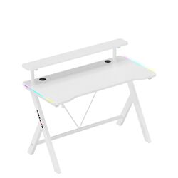 Huzaro Hero 1.9 RGB White Gaming Desk