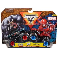 Monster Jam - 1:64 Marvel 2 Pack - Spider Man:Venom (6071942) / Toys