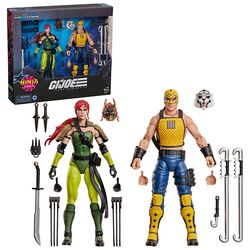 G.I. JOE - Ninja Force Scarlett & T'Jbang -Fig. Classified Series 15cm