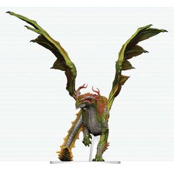Dungeons & Dragons Icons of the Realms prepainted Miniatures Adult Spirit Dragon 24 cm