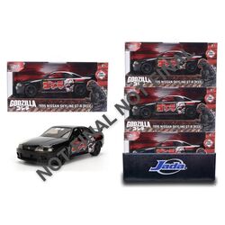 Godzilla Diecast Model 1:32 Nissan Skyline GT-R R33 Assortment (6)