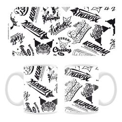 Sanrio Mug Kuromi Street logos