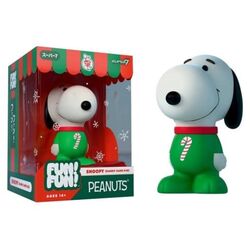 Vintage Peanuts Fun! Fun! Mini Figure Wave 03 Holiday Snoopy (Candy Cane PJs)