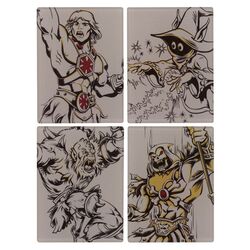 MASTERS OF THE UNIVERSE - Set of 4 magnets