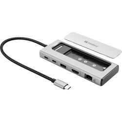 Sandberg - USB-C 6in1 Travel Dock SSD Case / Computers