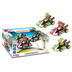 MARIO KART - Mario, Luigi, Yoshi - Multipack 3 Cars Pull Back Action