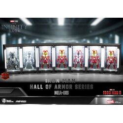 IRON MAN - Hall of Armor Series - 6 Figure set 8cm