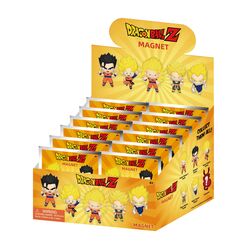 DRAGON BALL Z -Serie 1 -3D Foam Magnets in blind bags (Display 12 Pcs)