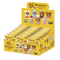 RILAKKUMA - Series 1 - 3D Foam Bag Clip (Display 24 Pcs)