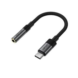 Acefast J12 USB-C to 3.5mm mini jack adapter - black