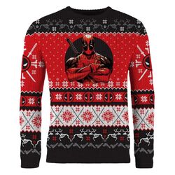 Deadpool Christmas Sweater Size M