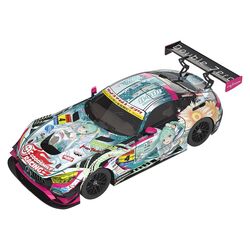 Hatsune Miku GT Project Vehicle 1/64 Good Smile Hatsune Miku AMG 2017 Super GT Ver. 7 cm