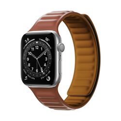 Magnetic Strap Magnetic Strap Bracelet for Apple Watch 38/40mm - Brown