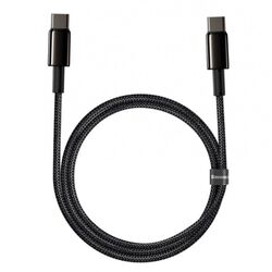 Baseus CATWJ-01 USB cable 1 m USB C 100 W Black