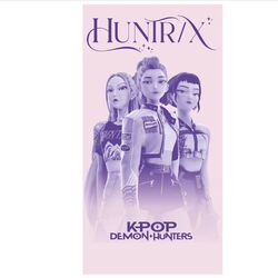KPop Demon Hunters Huntrix microfibre towel