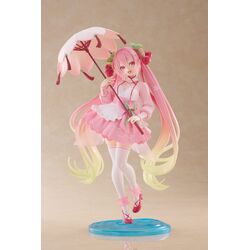 HATSUNE MIKU - Sakura Miku "Sakura Dress" - Statue AMP+ 21cm