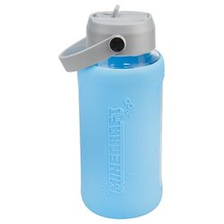 Minecraft Glass Water Bottle with Sleeve
