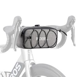 Torba na kierownicę 1,9L Rockbros TL001 ROAD TO SKY wodoodporna – szara