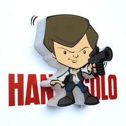 Star Wars Hans Solo 3D Light FX mini lamp