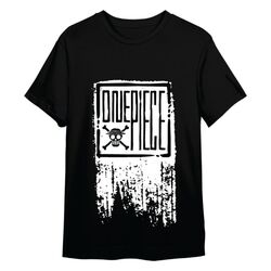 One Piece T-Shirt One Piece Logo Black Size XL