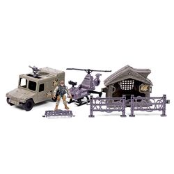 Special Forces - Military Set with Jeep, Helicopter and Accessories (520371) / Toys