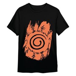 Naruto Shippuden T-Shirt Retro Logo Black Size XXL