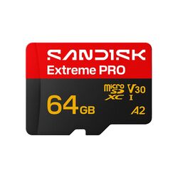 SanDisk Extreme PRO microSD UHS-I 64 GB MicroSDHC