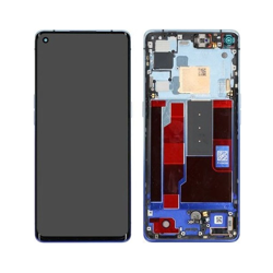 OPPO (4904018) LCD Touchscreen, incl. frame - Blue, Oppo Find X2 Neo
