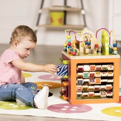 B. Toys - Zany Zoo Wooden activitycenter (701004) / Toys