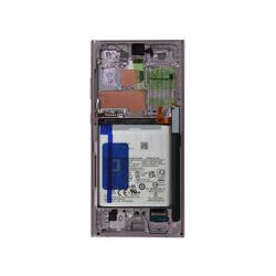 Samsung (GH82-30467D) Display incl. battery (Original) - Lavender, Samsung Galaxy S23 Ultra; SM-S918B