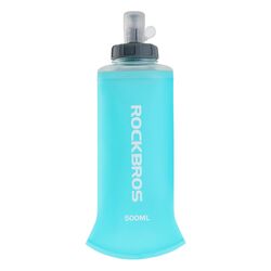 Rockbros 35210027001 soft flask running water bottle 500 ml - light blue