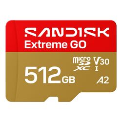 SanDisk Extreme GO 512 GB MicroSDXC UHS-I