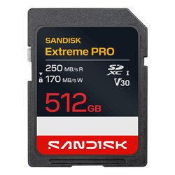 SanDisk Extreme Pro 512 GB SDXC UHS-I