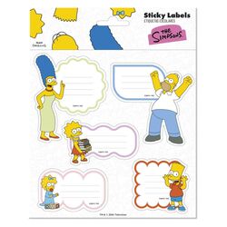 The Simpsons Premium Self-Adhesive Labels (10)