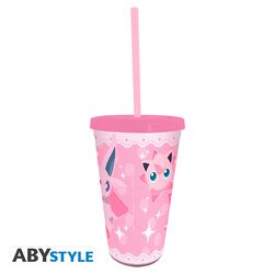 POKEMON - Espeon & Friends - Cup with Straw 470ml