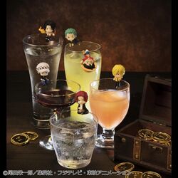 ONE PIECE - Ochatomo Pirate Party - Display Figure 5cm (8pcs)