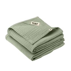 BIBS - Muslin Cloth 2-pack - Sage - 70x70 cm / Baby and Children