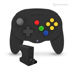 Hyperkin - Wireless Admiral Premium Controller (Black) / Nintendo 64