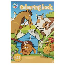 Moxy - Coloring Book A4 64 Pages - Animals (150129) / Toys