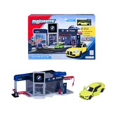 Majorette - BMW Showroom Set + 1 Vehicle 3 (8502106000) / Toys