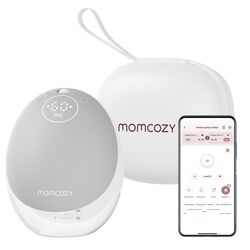 Momcozy M9 Breast pump with app control – Single set Gray