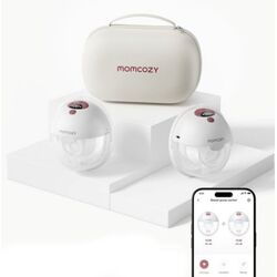Momcozy M5 Breast pump with app control – Double set Red