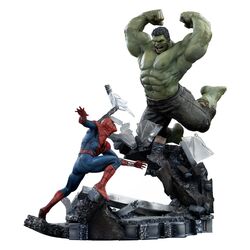 Marvel Comics Art Scale Statue 1/10 Spider-Man vs Hulk 38 cm