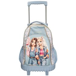 Topmodel - School Backpack Trolley FESTIVAL FUN - Light Blue / Toys