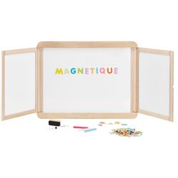 Jura - Magnetic Wall Triptych Blackboard - Black - 90cm x 60cm /